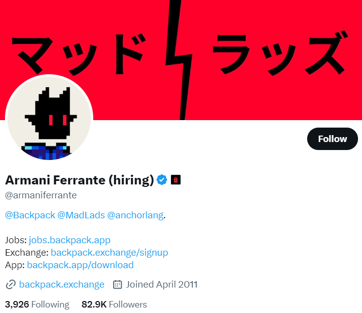 Armani Ferrant x profile.