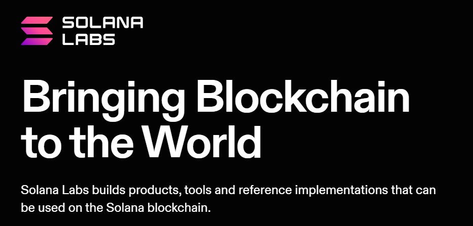 Solana Labs.