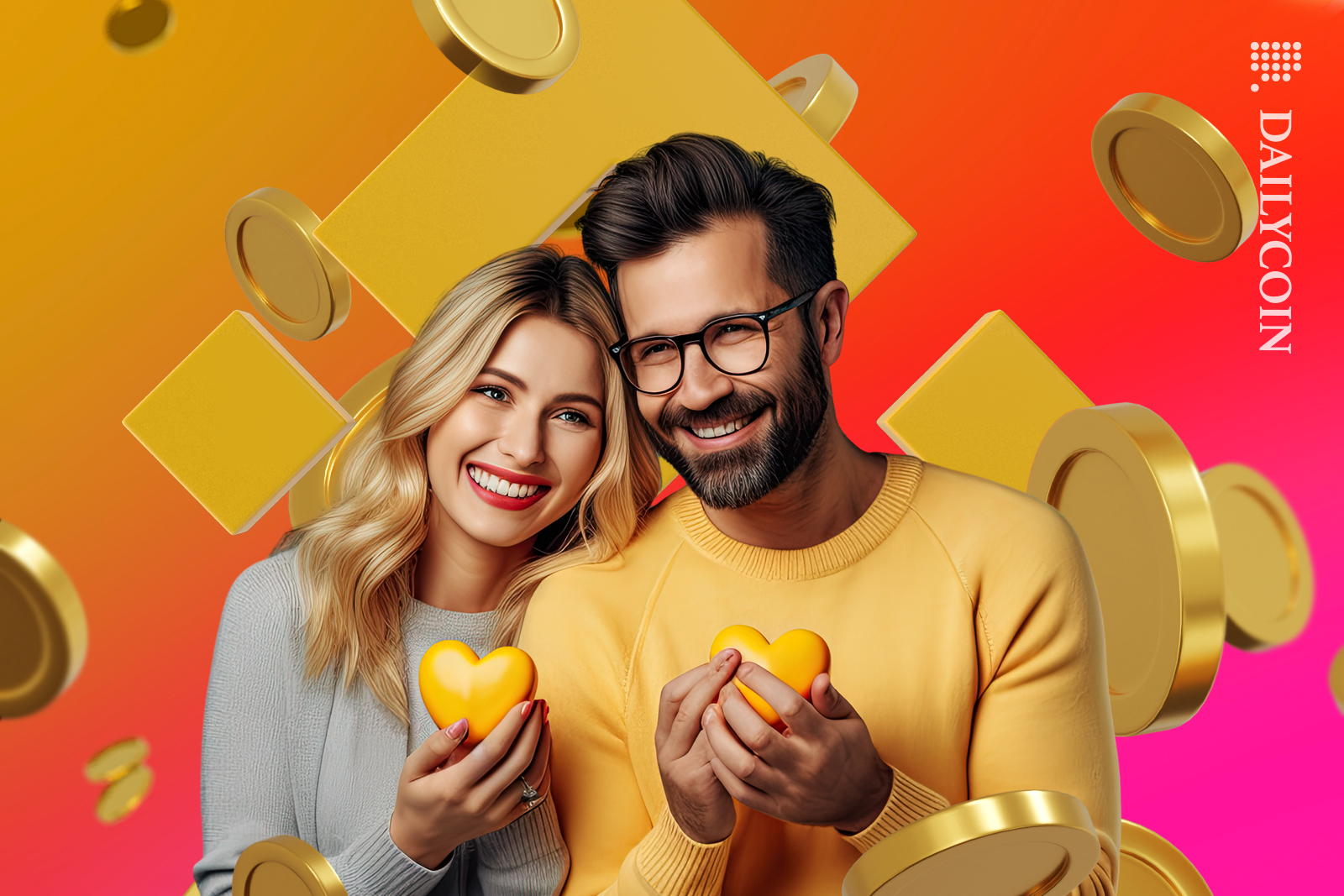 A couple loving Binance and their cypto services.