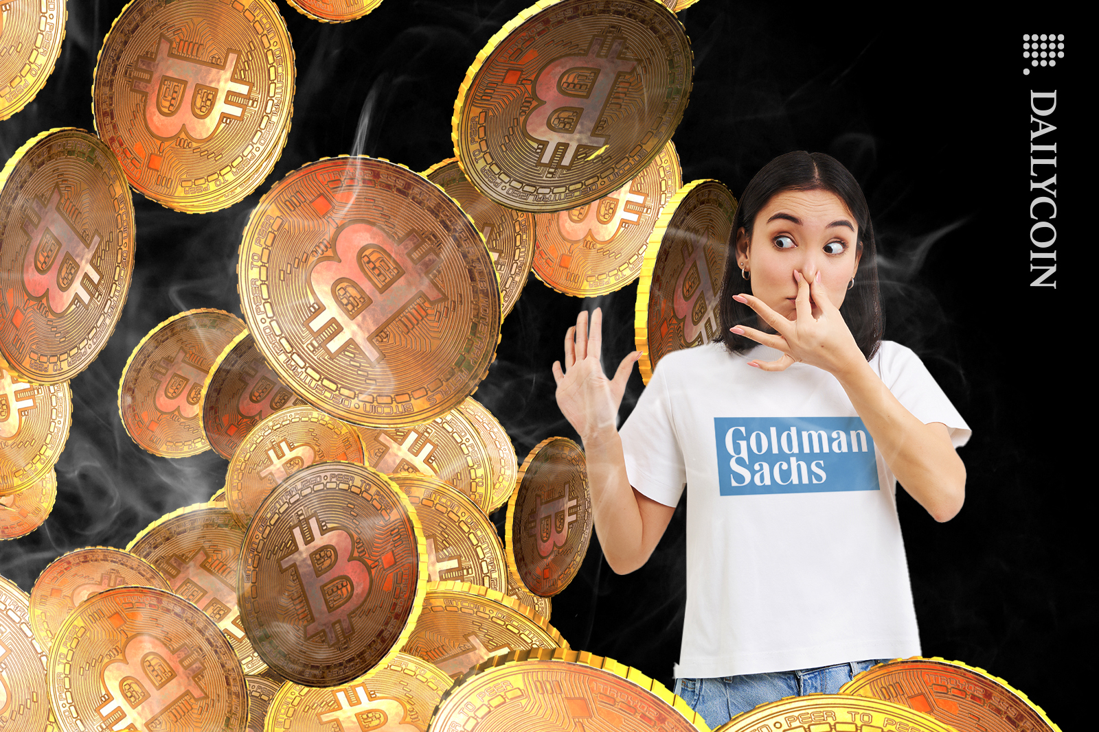 Goldman Sachs thinks bitcoins stink.