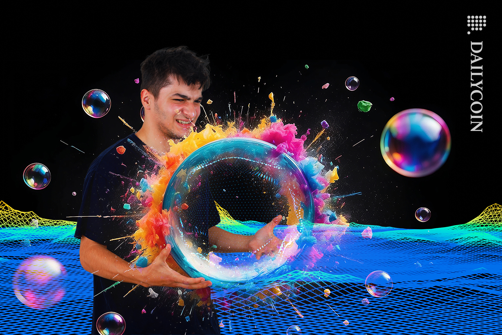 Guy's DEFI bubble burst on him.
