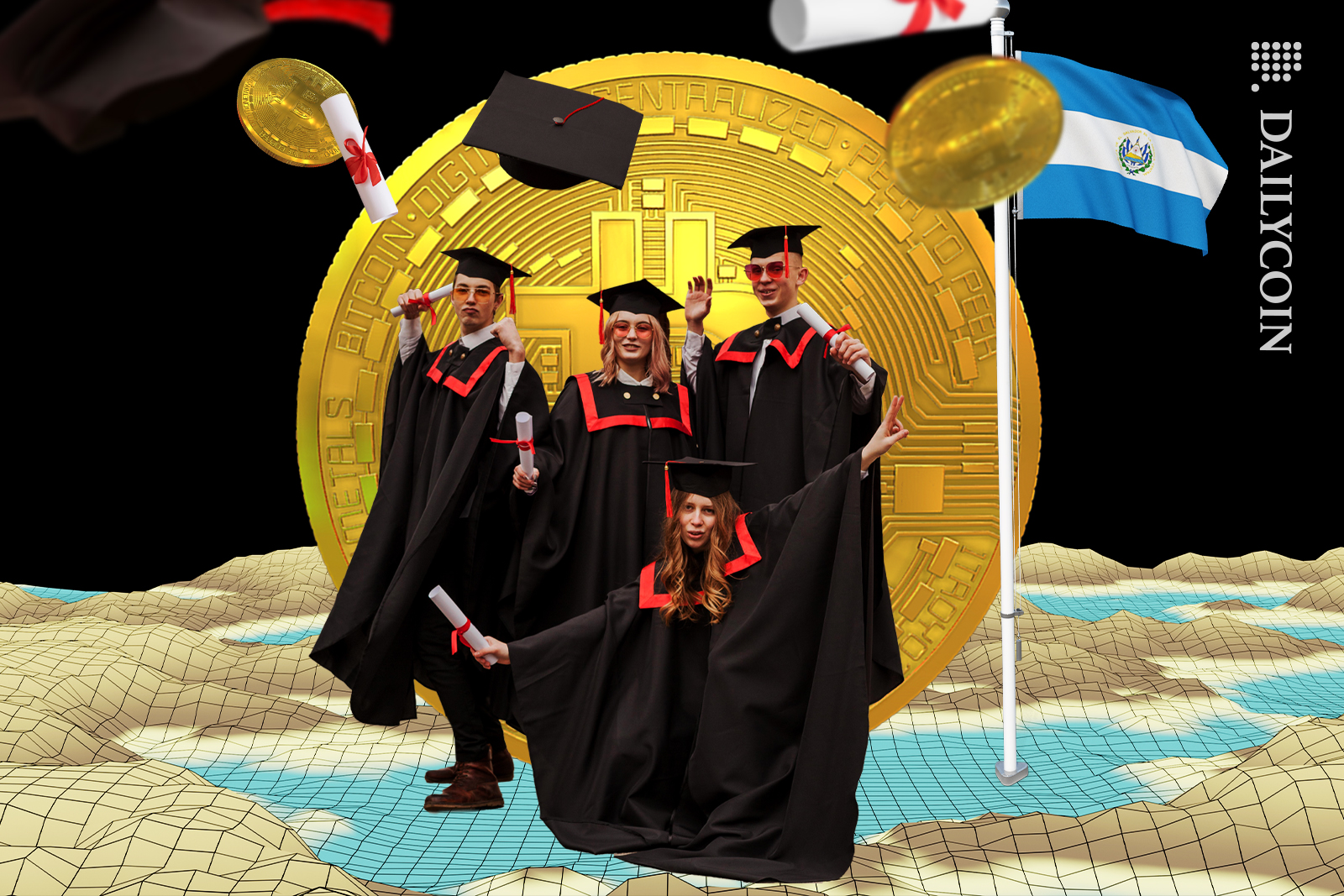 Bitcoin graduation in El Salvador.