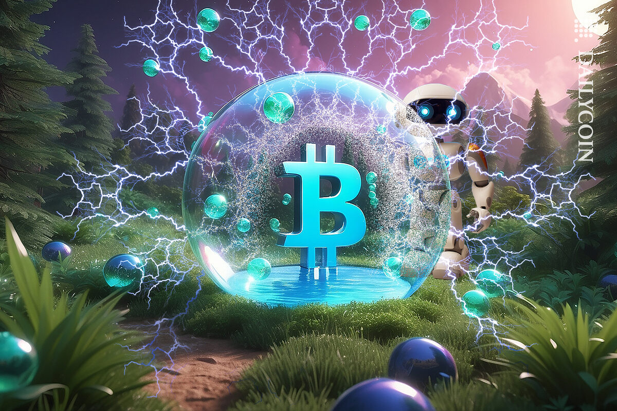 Bitcoin bubble is charged up with energy.