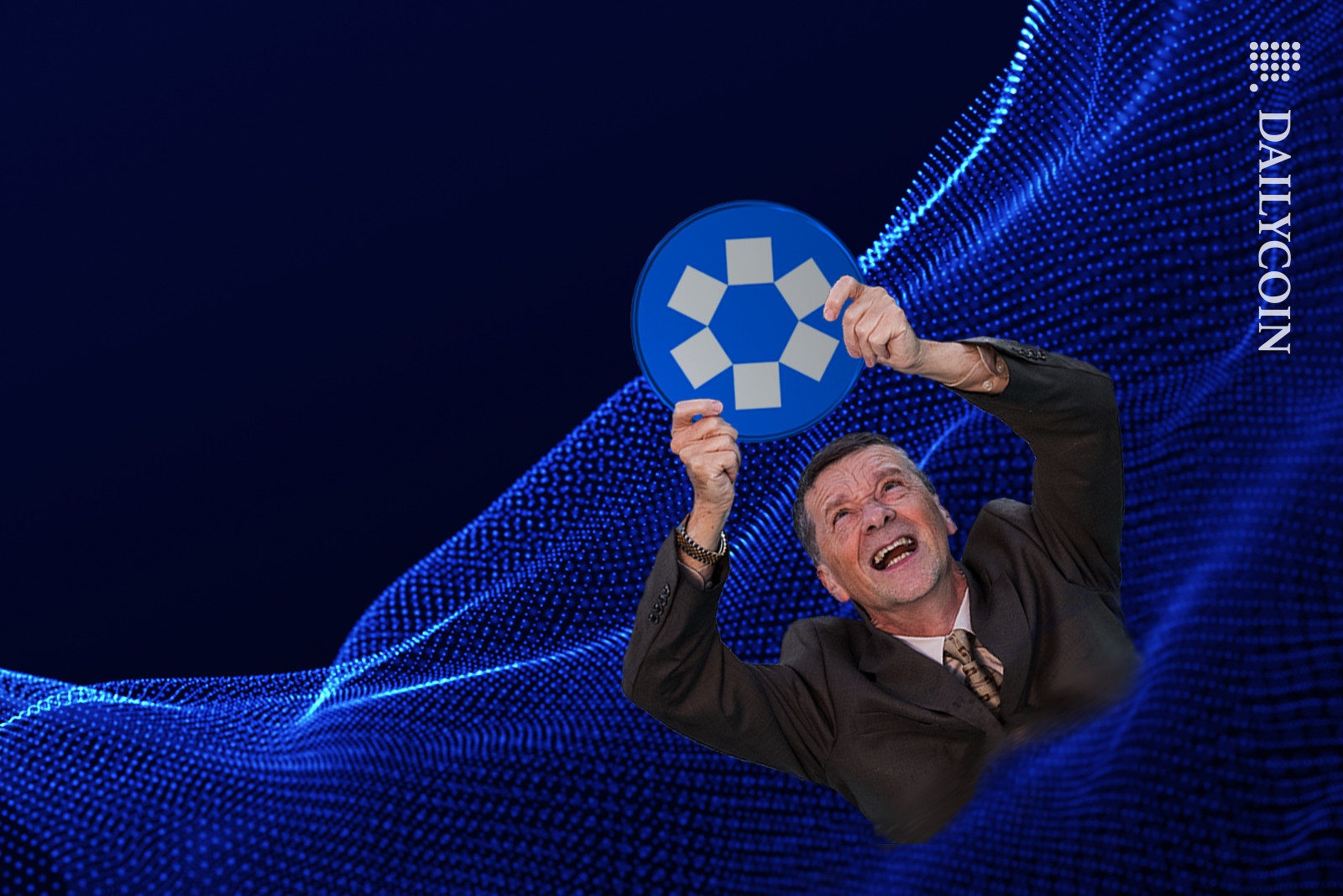 Man in a DEFI washing machine vave, trying to rescue OMNI coin.