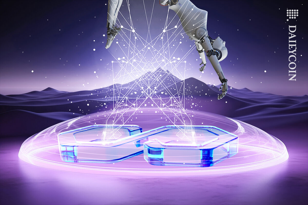 Polygon is powering its new robot machine.