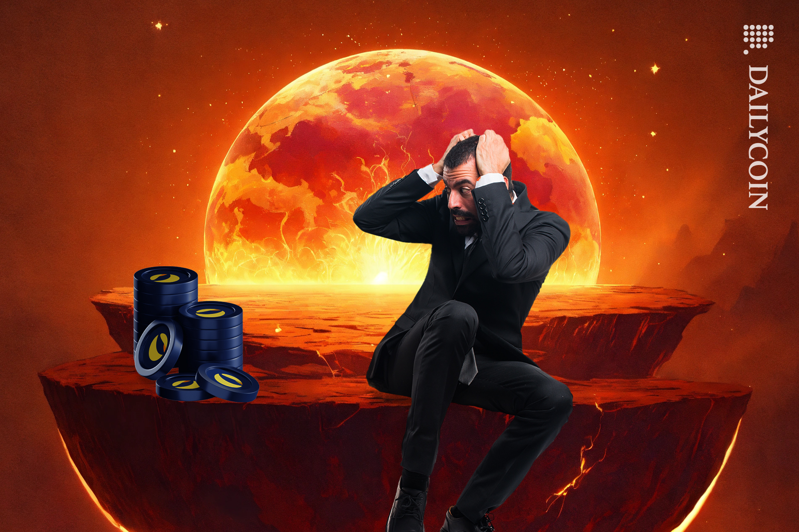 Man worried about Terra luna coins.