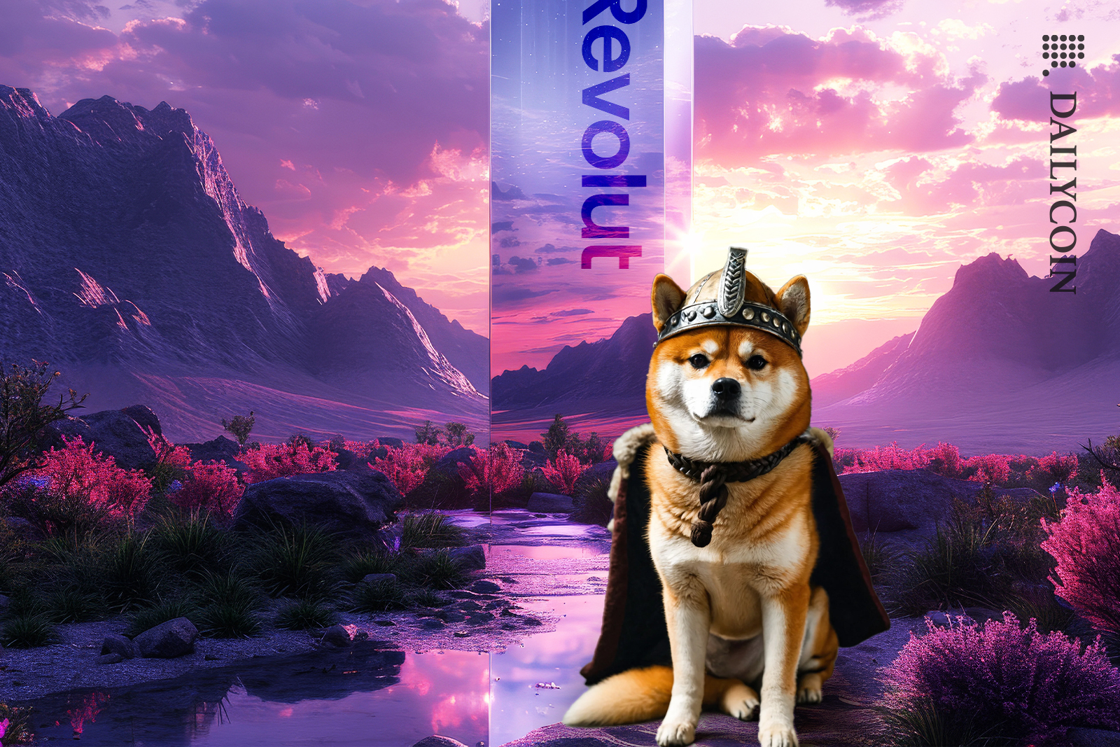 Floki on Revolut digital land.