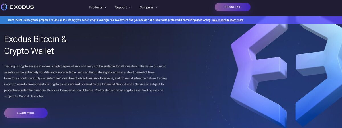 Exodus wallet.