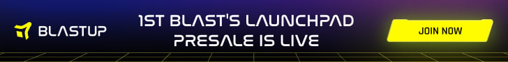 BlastUp advertisement banner.