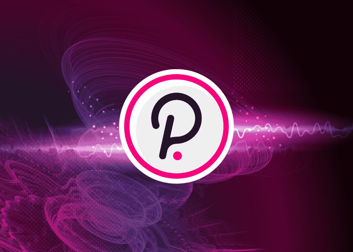 Polkadot logo.