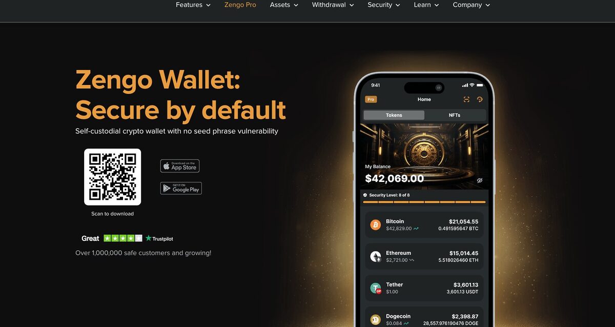 Zengo wallet.