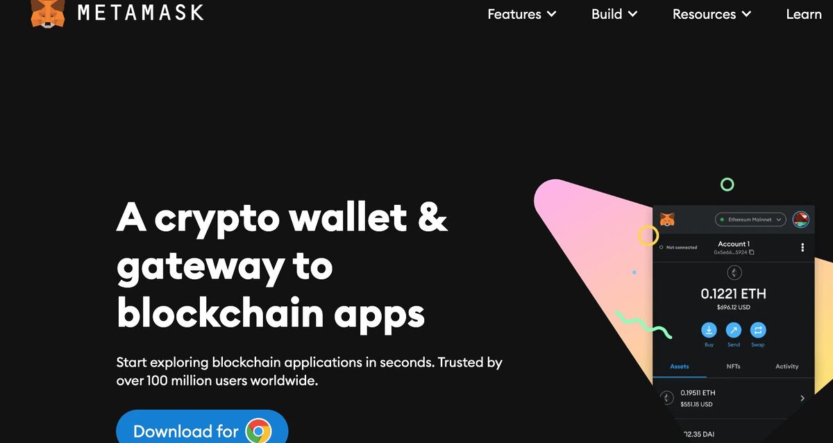 MetaMask wallet.