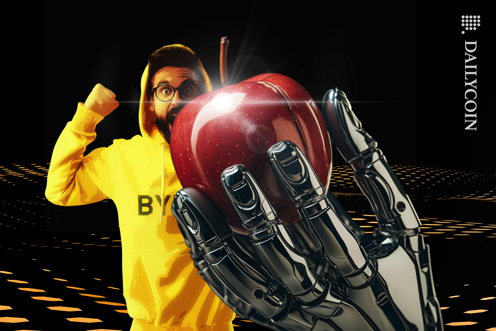 Bybit user excited by the apple announcement.