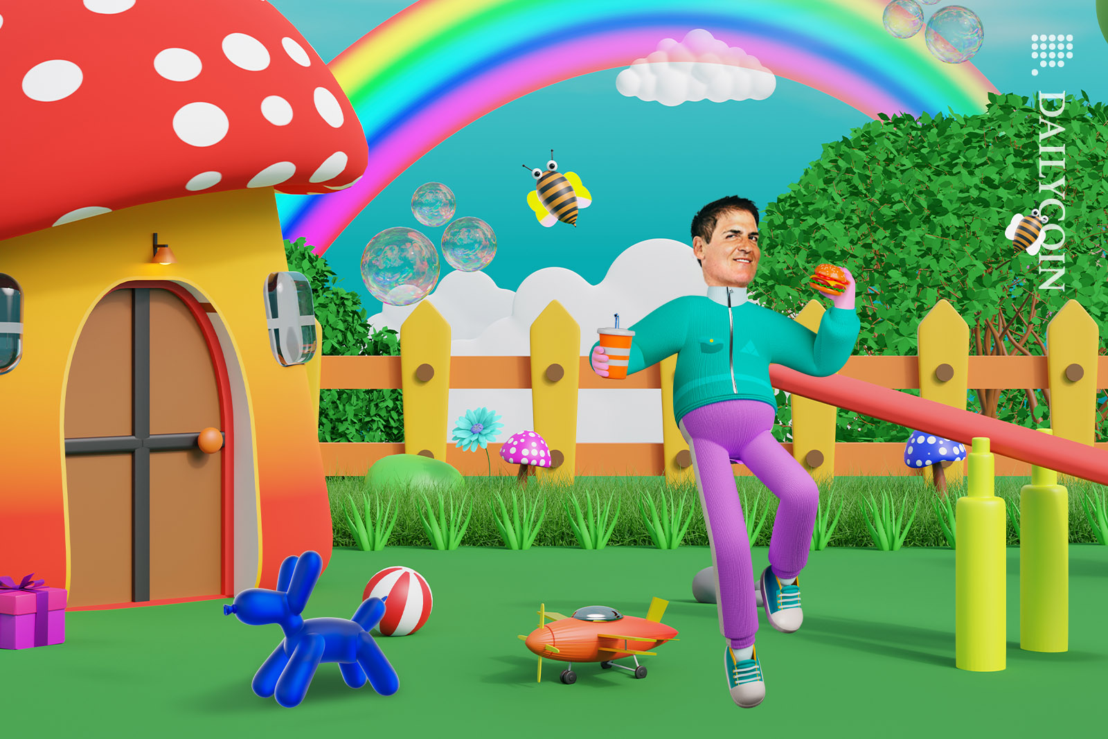 Billionaire Mark Cuban In his own imagination land with his NFT's.