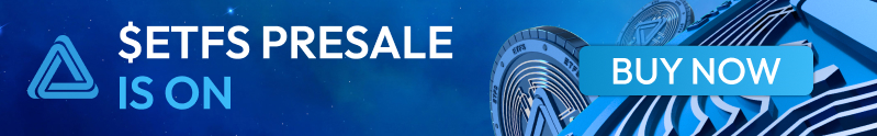 ETFS presale advertisement banner.