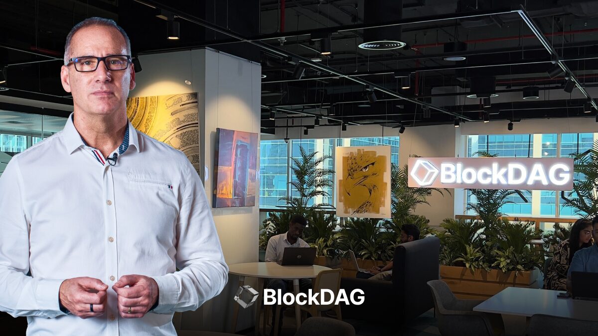 Antony Turner in BlockDAG office.