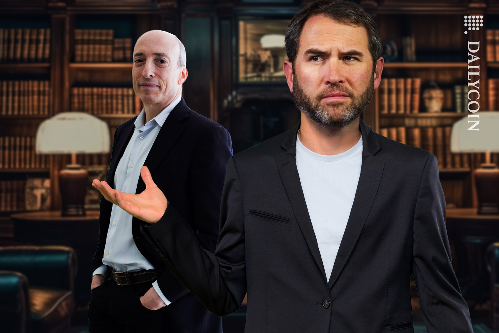 Gary Gensler and Brad Garlinhouse having issues in communicating privately.