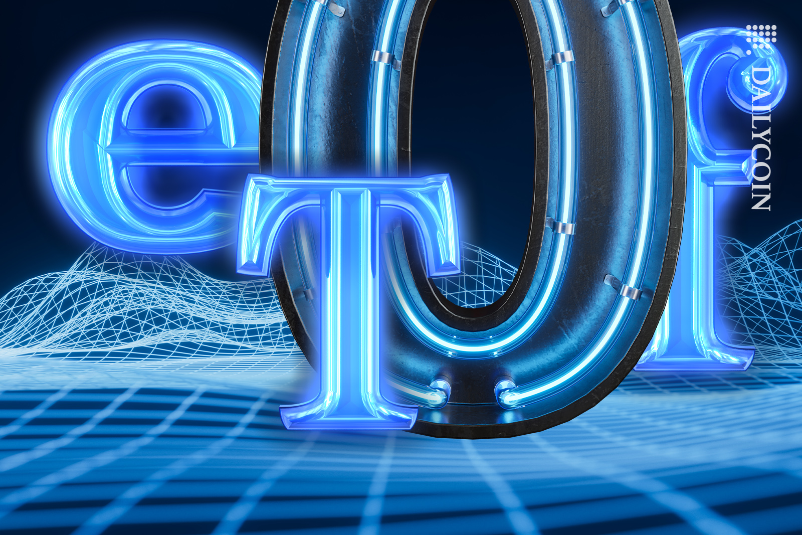 ETF intertwined with zero on digital land.