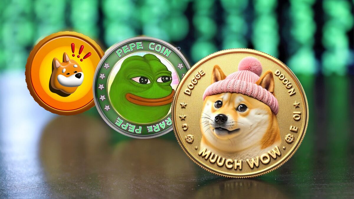 DOGE, SHIB and PEPE tokens.