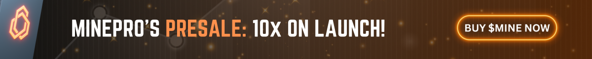 MinePro advertisement banner.