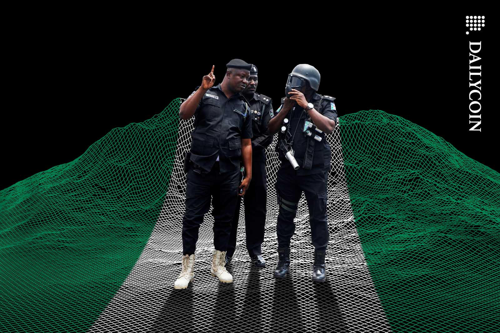 Nigerian police getting ready to crack down on exchanges.