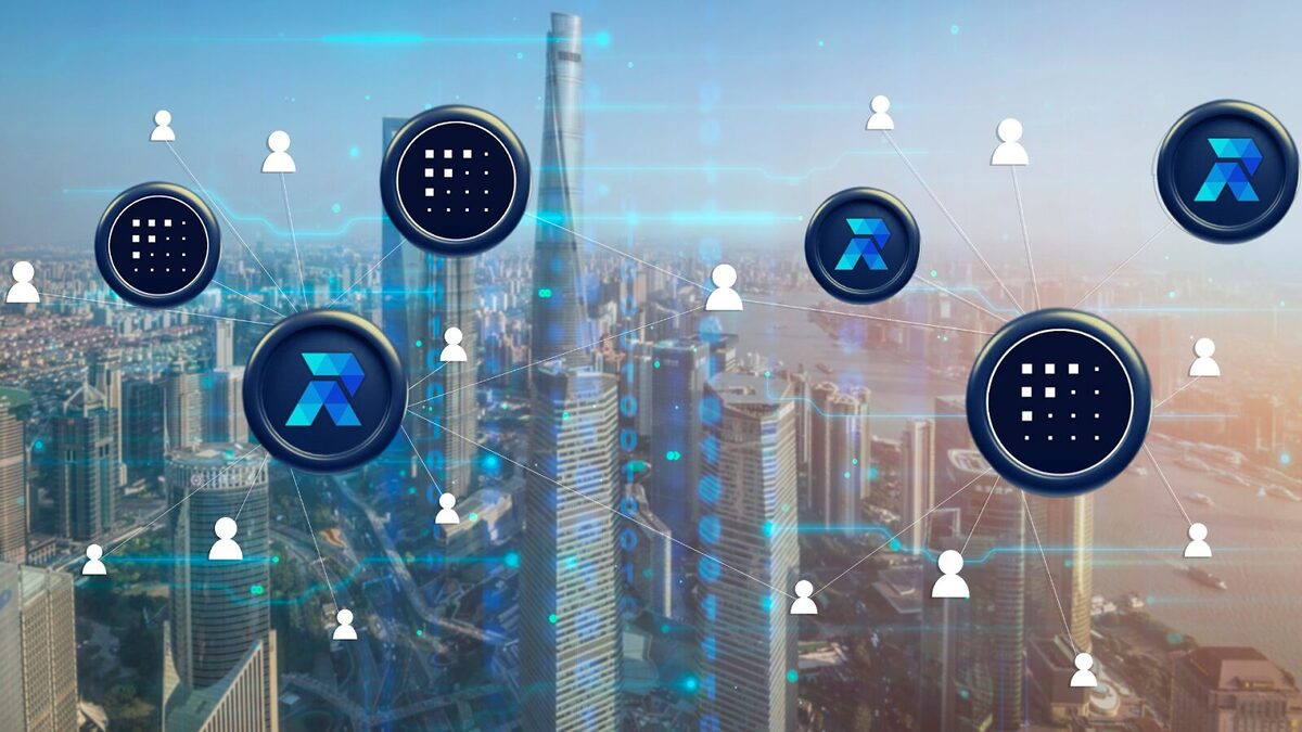 A network of crypto tokens.