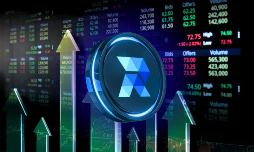 RCO Finance token floating above a digital investment platform.