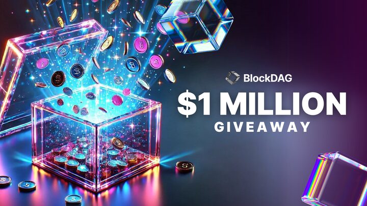 BlockDAG giveaway advertisement.