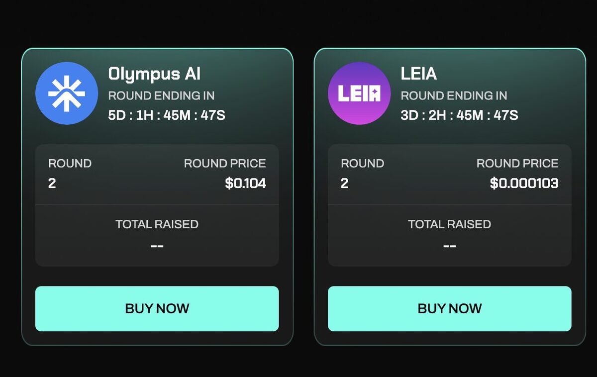 Gems added Olympus AI and LEIA for sale.