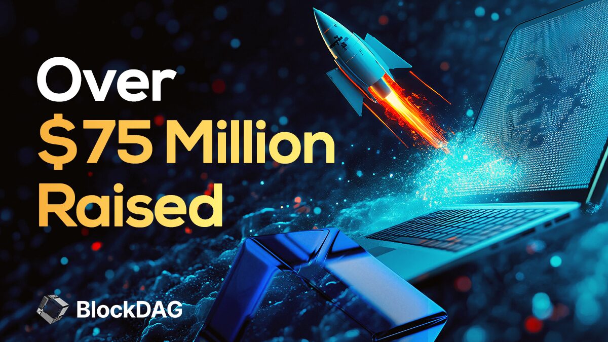 BlockDAG presale advertisement.