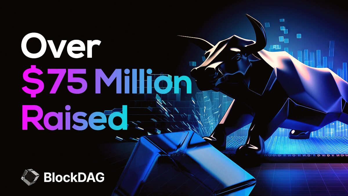 BlockDAG advertisement with a bull.