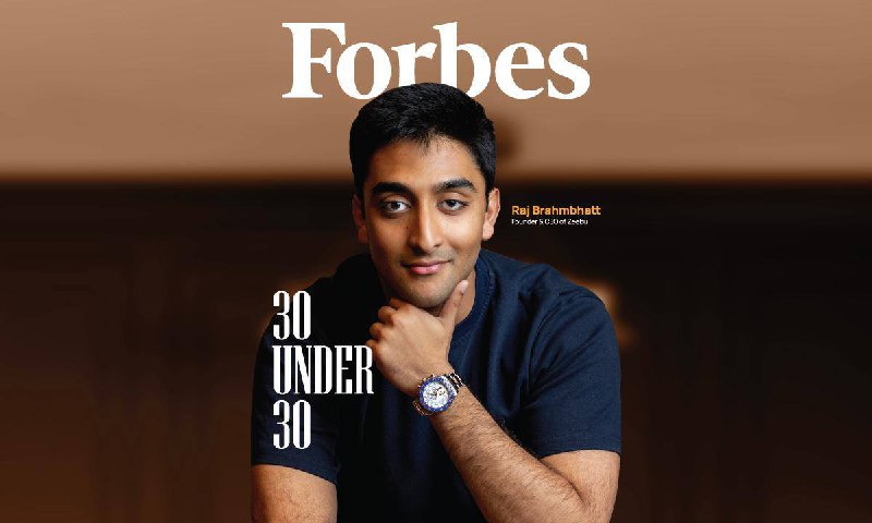 Forbes 30 under 30 cover.