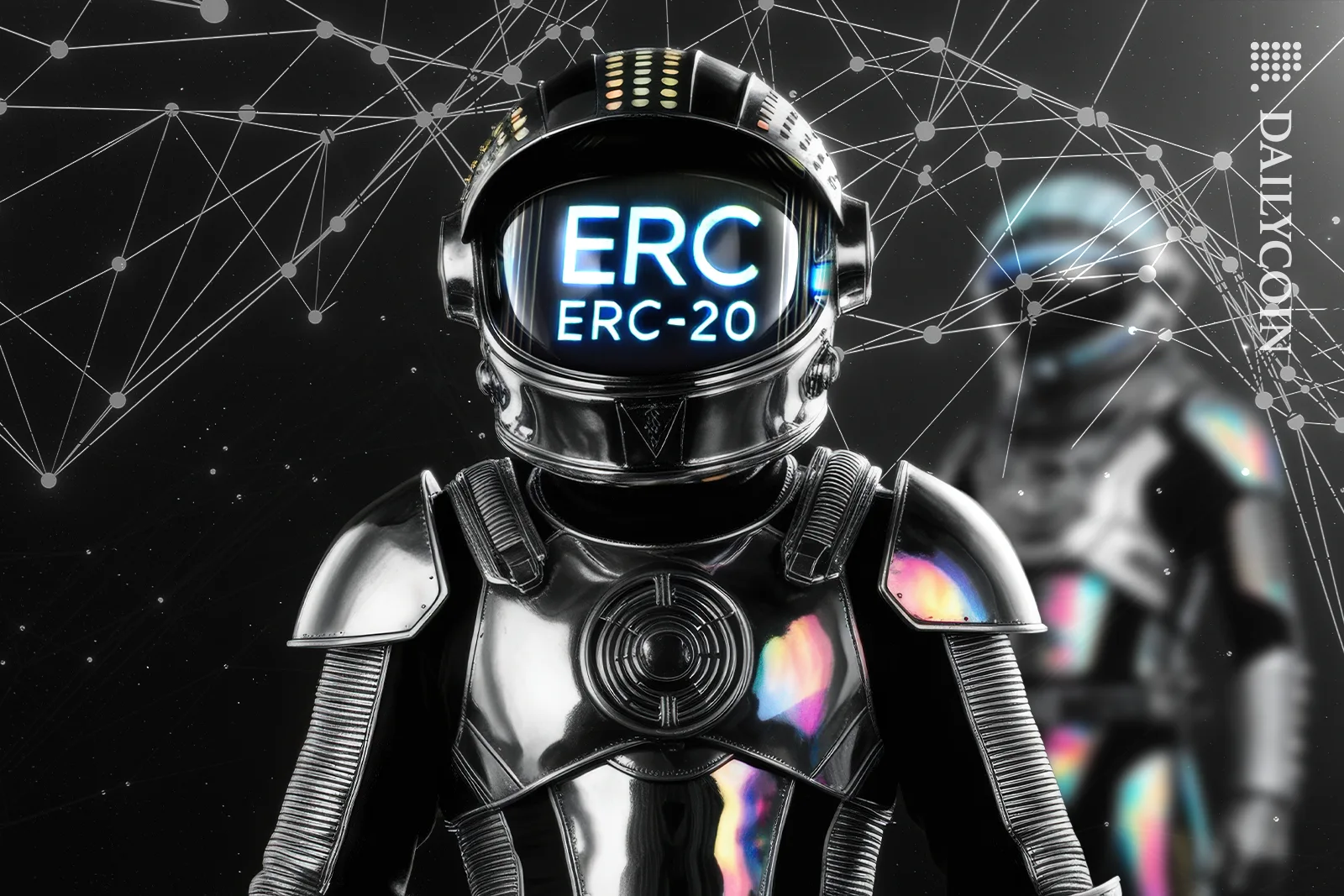 Shiny metal robot ERC-20.