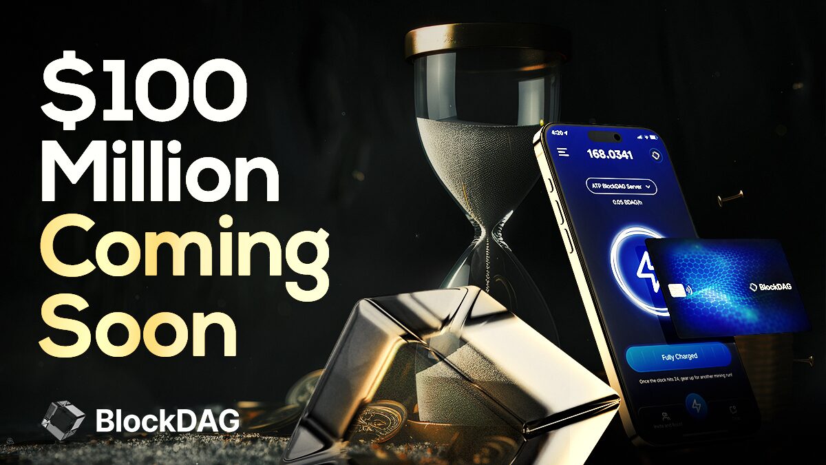 BlockDAG presale advertisement.