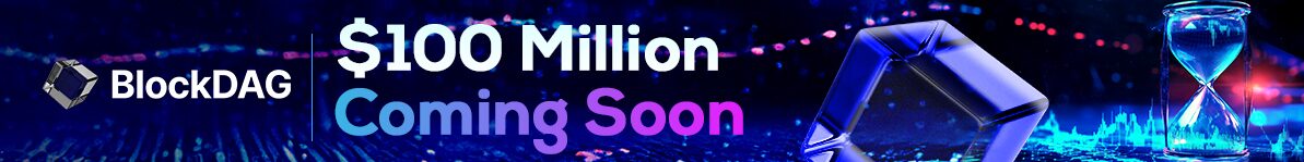 BlockDAG presale advertisement banner.