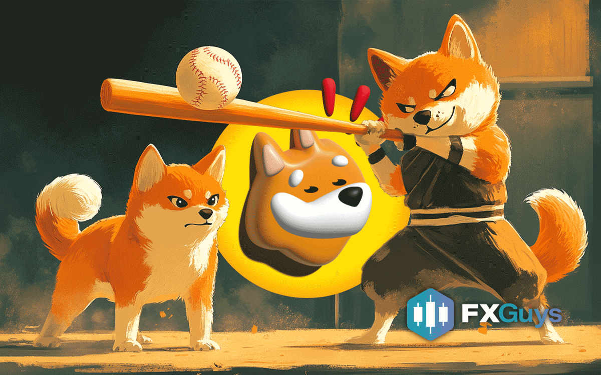 FXGuys playing baseball with two foxes.