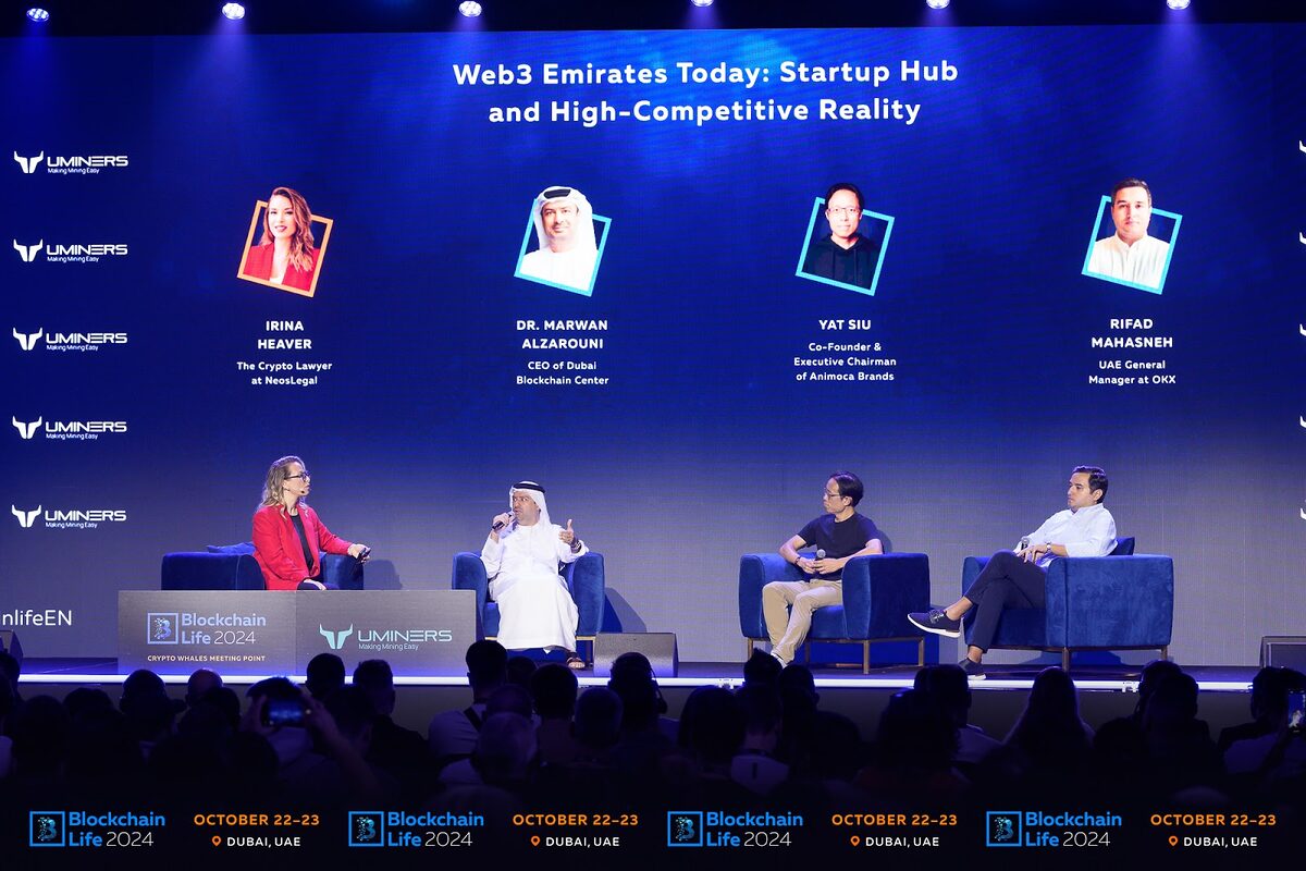 Blockchain life conference.