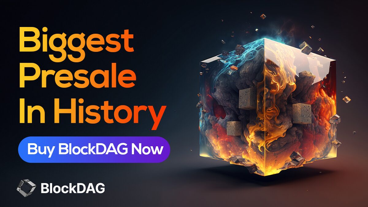 BlockDAG presale advertisement.