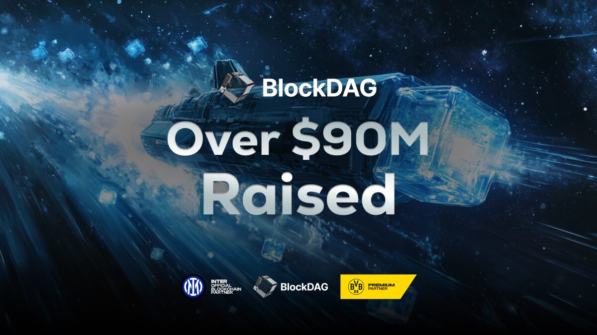 BlockDAG presale advertisement.