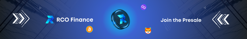 RCOFinance token presale banner.