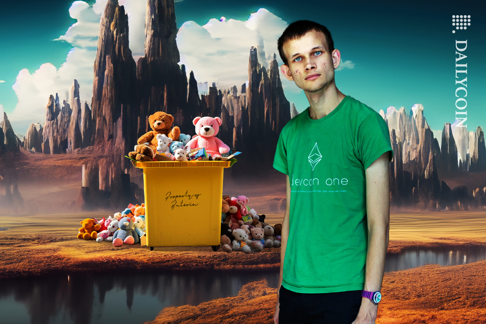 Vitalik Buterin Dumping all his crypto toys.