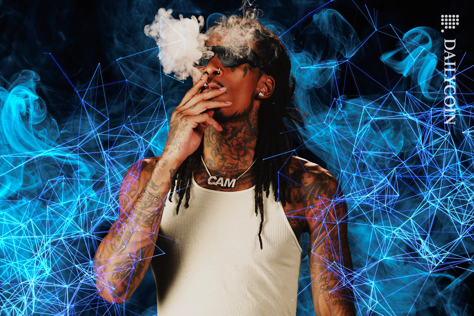 Wiz Khalifa smoking up the blockchain